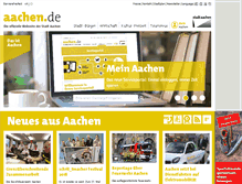 Tablet Screenshot of aachen.de